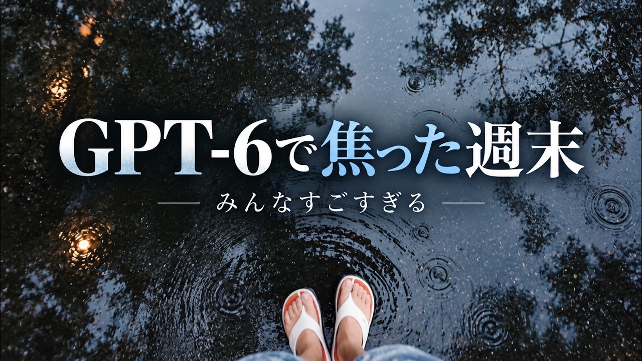#2 GPT-6で焦った週末